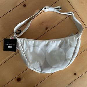 Marimekko x Uniqlo Printed Round Mini Shoulder Bag (Stones aka Kivet)